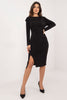 Pencil dress with shoulder pads 202538 Italy Moda