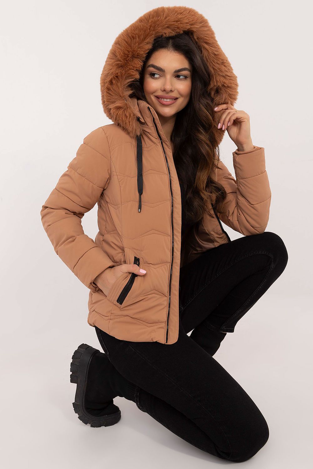 Women's Down Jacket with Hood 202549 Factory Price