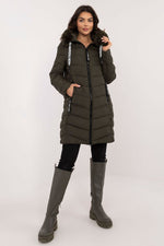 Jacket with Hood and Fur Collar 202558 Factory Price