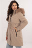 Modern Padded Jacket with Hood and Fur Collar 202564 Factory Price