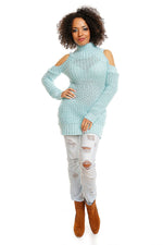 Hard-knitted jumper model 84347 PeeKaBoo - Trendyglobal 