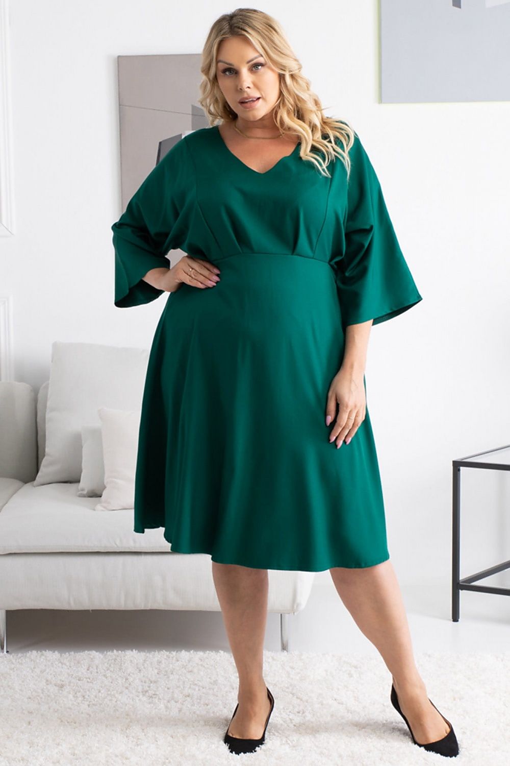 Plus size dress model 168958 Karko - Trendyglobal 