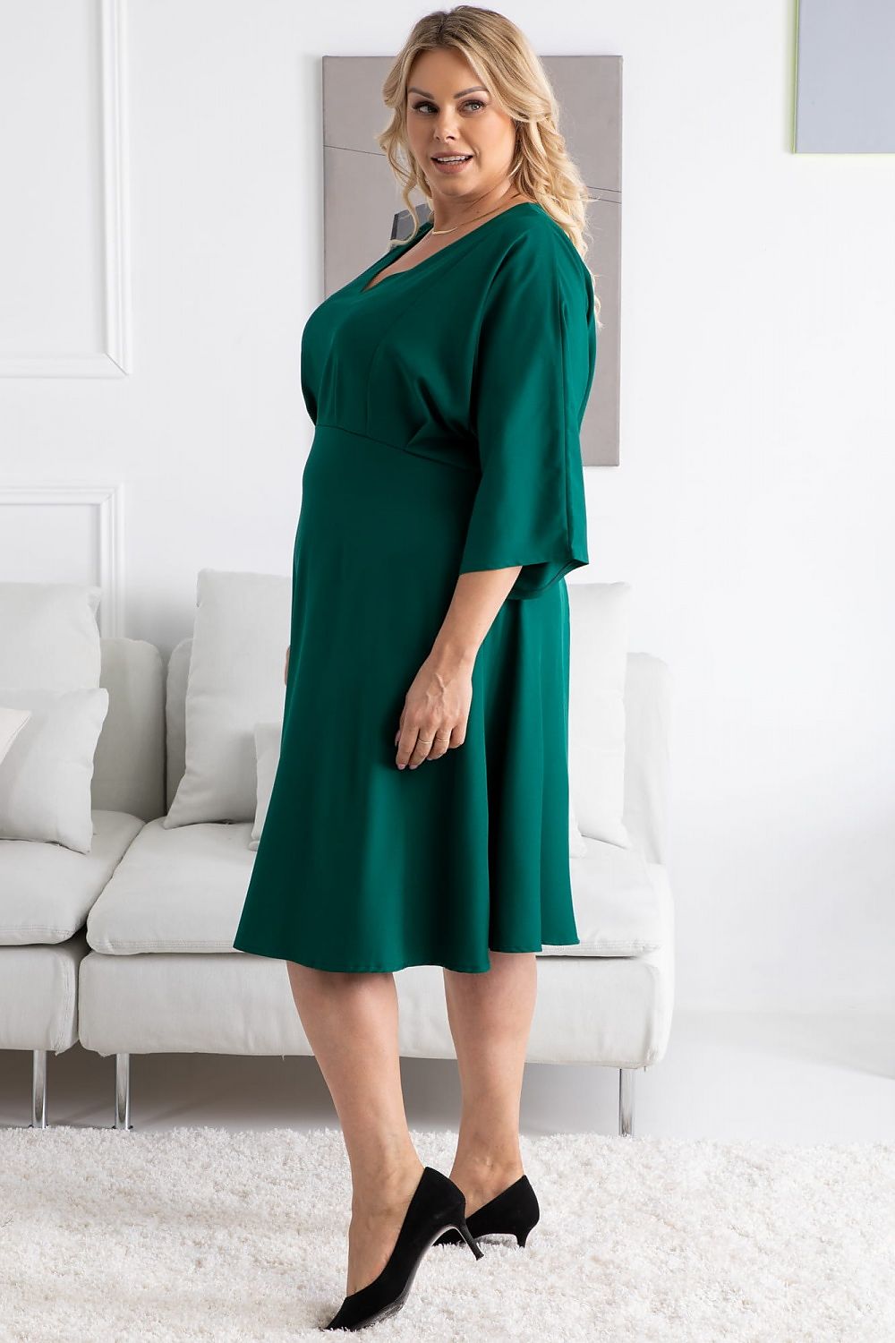 Plus size dress model 168958 Karko - Trendyglobal 