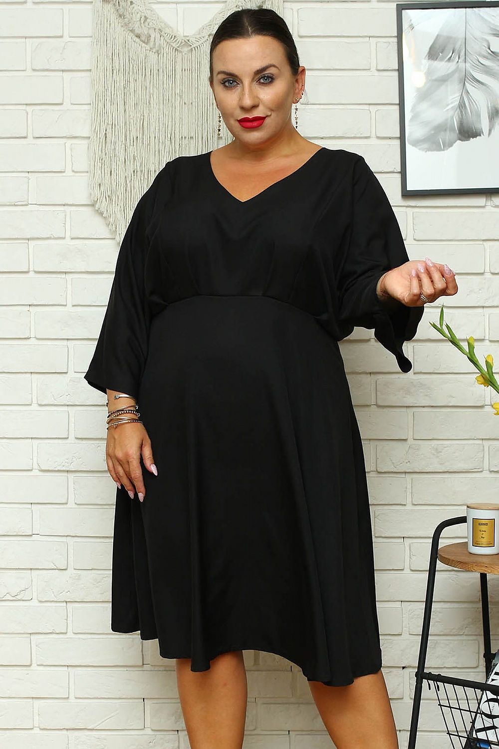 Plus size dress model 169252 Karko - Trendyglobal 