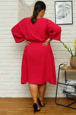 Plus size dress model 169252 Karko - Trendyglobal 