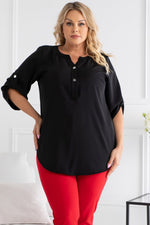 Plus size blouse model 168995 Karko - Trendyglobal 