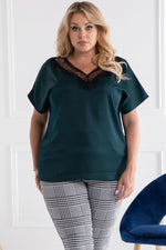 Plus size blouse model 169001 Karko - Trendyglobal 