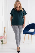 Plus size blouse model 169001 Karko - Trendyglobal 