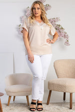 Plus size blouse model 169005 Karko - Trendyglobal 