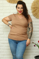 Plus size blouse model 182190 Karko - Trendyglobal 