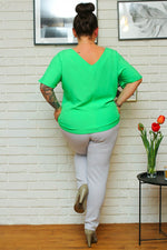 Plus size blouse model 169140 Karko - Trendyglobal 