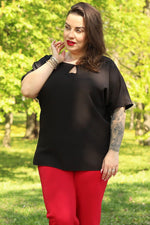 Plus size blouse model 169140 Karko - Trendyglobal 