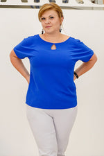 Plus size blouse model 169140 Karko - Trendyglobal 