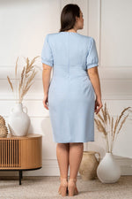 Plus size dress model 169166 Karko - Trendyglobal 