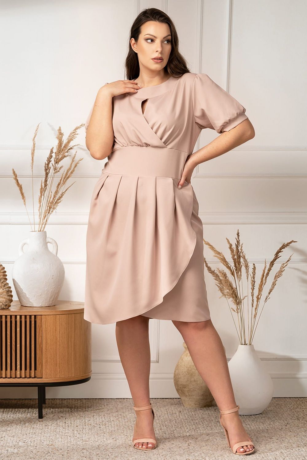 Plus size dress model 169166 Karko - Trendyglobal 