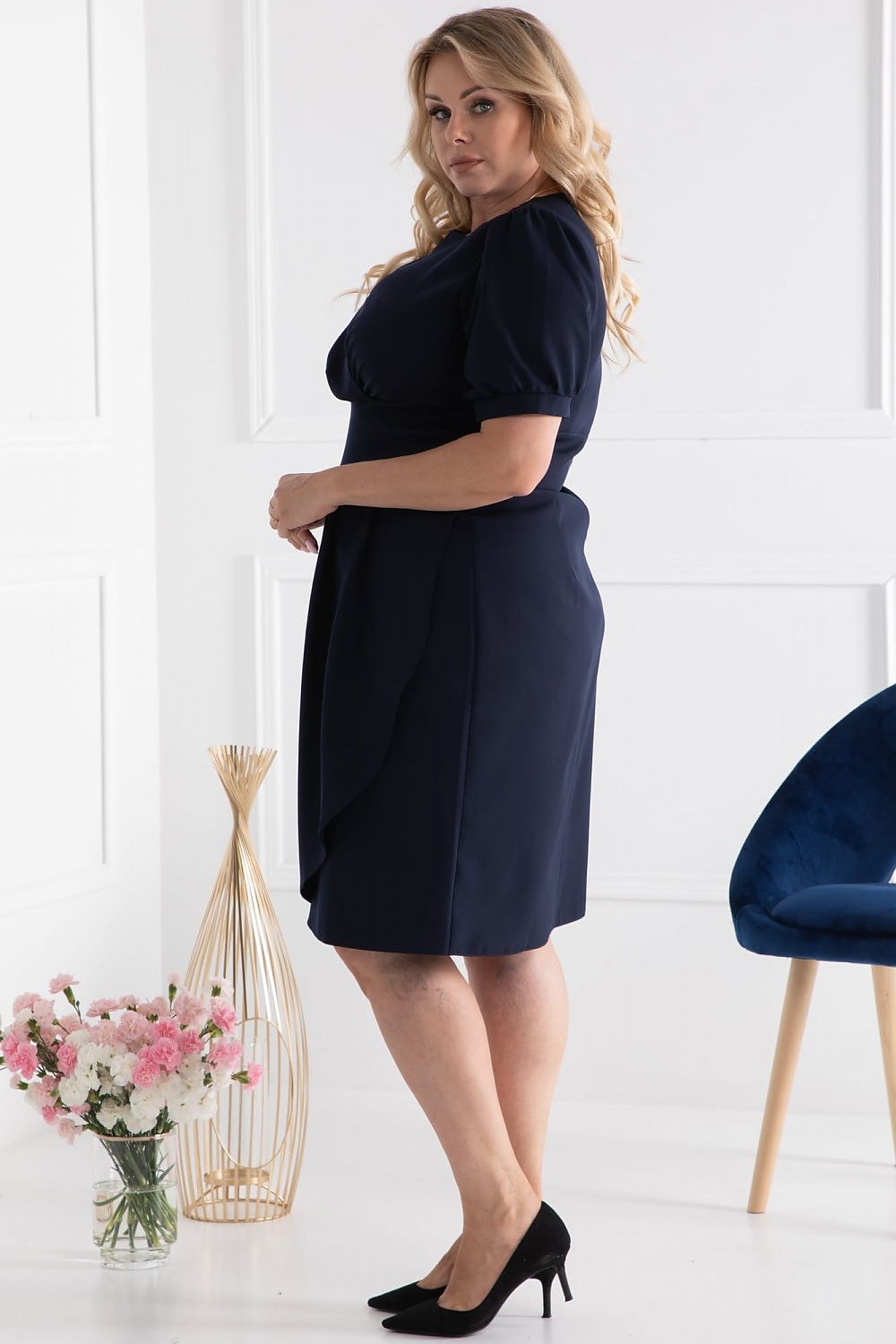 Plus size dress model 169166 Karko - Trendyglobal 