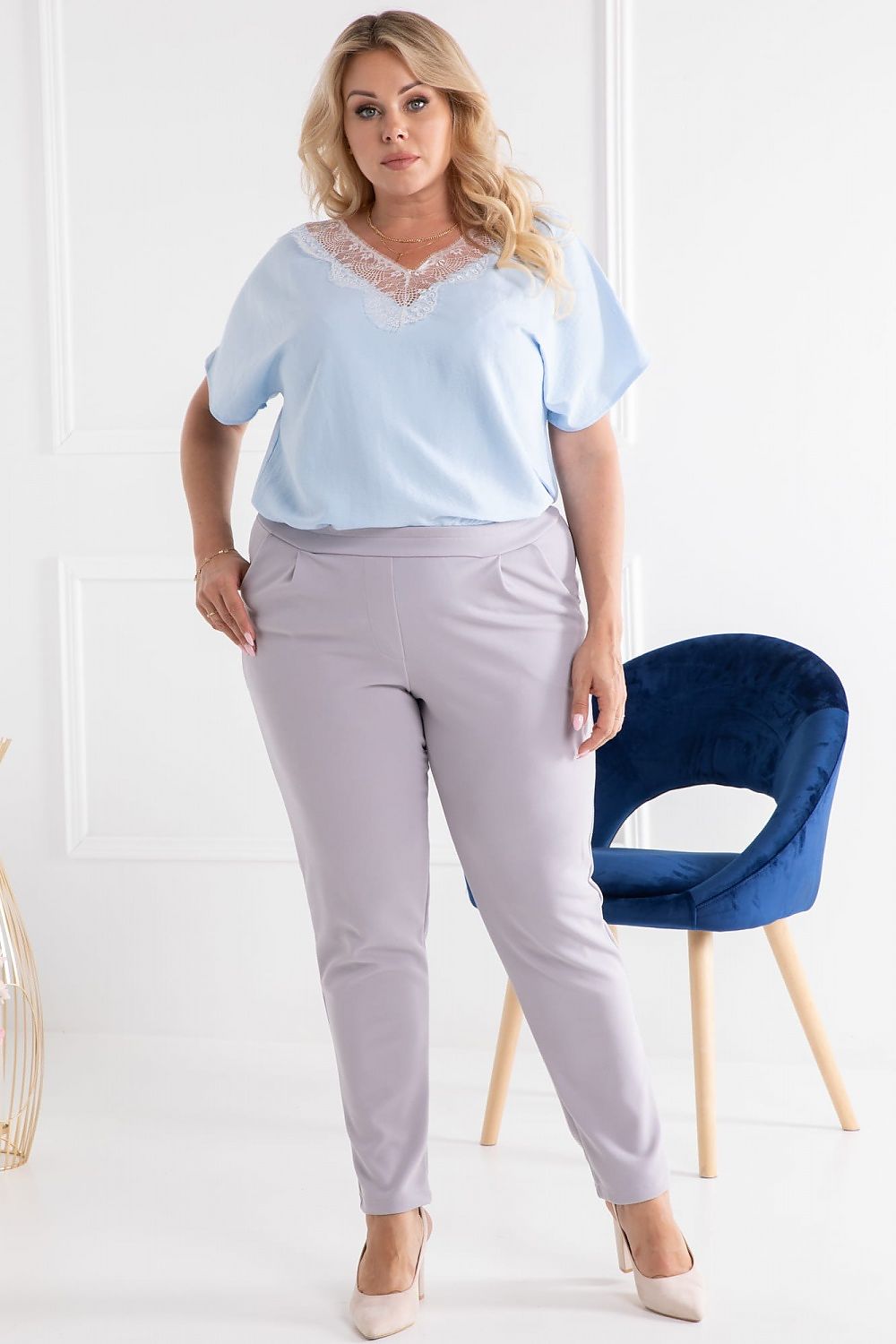 Plus size Trousers model 169232 Karko - Trendyglobal 