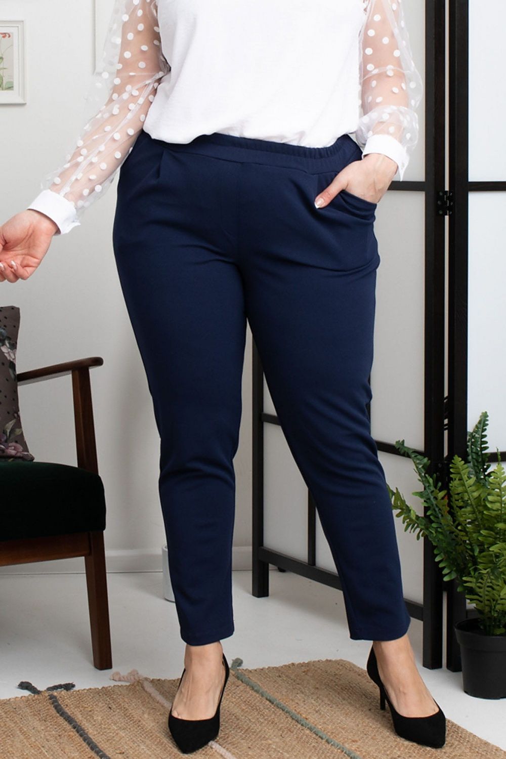 Plus size Trousers model 169232 Karko - Trendyglobal 