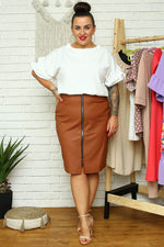 Plus size Skirt model 169281 Karko - Trendyglobal 