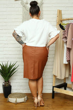 Plus size Skirt model 169281 Karko - Trendyglobal 