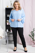 Plus size blouse model 176579 Karko - Trendyglobal 