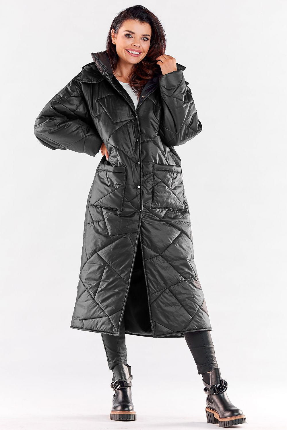 Coat model 173881 awama - Trendyglobal 