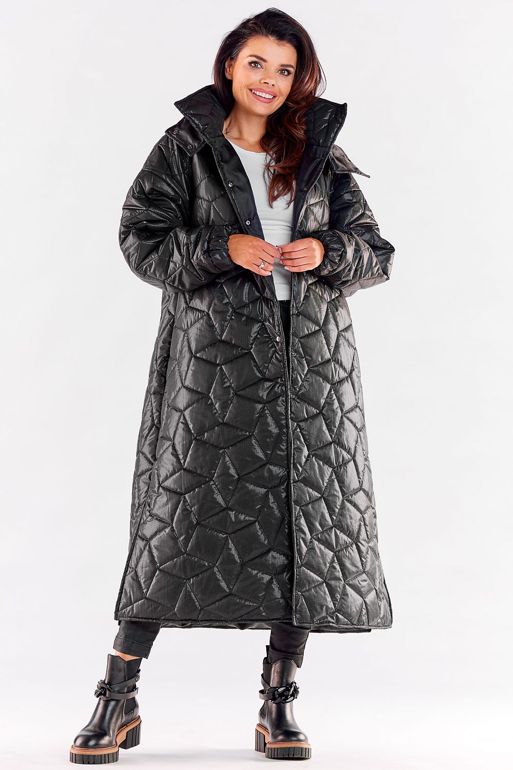 Coat model 173889 awama - Trendyglobal 