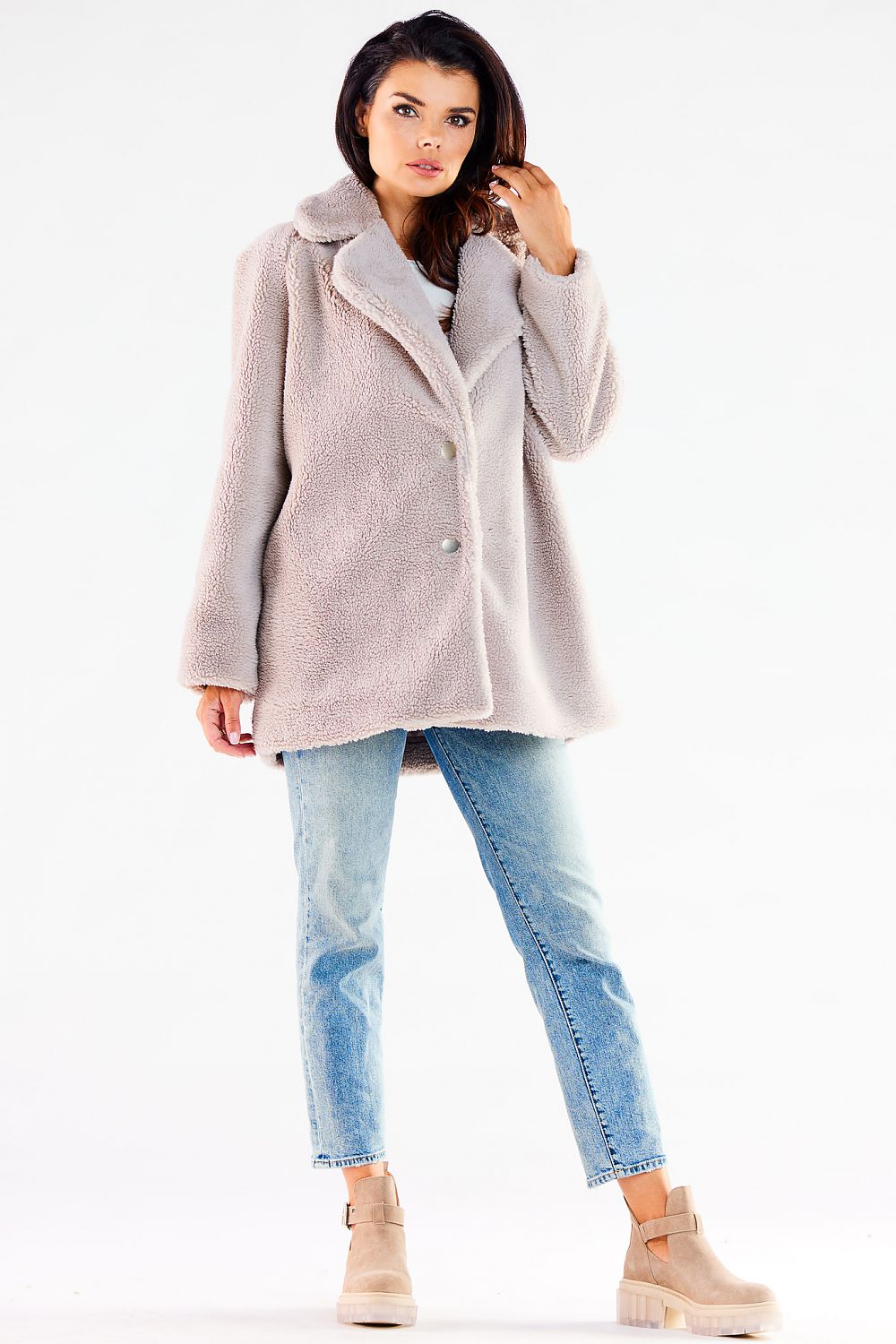 Coat model 173897 awama - Trendyglobal 