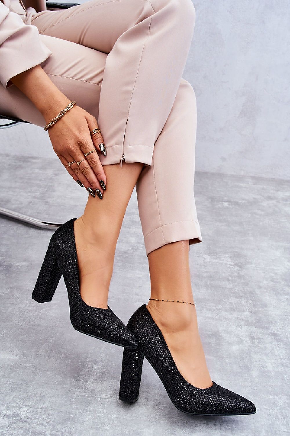 Block heel pumps model 175264 Step in style - Trendyglobal 