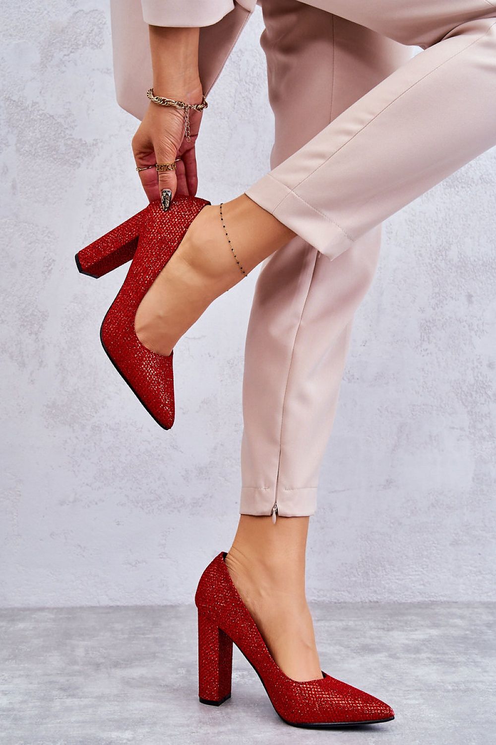 Block heel pumps model 175264 Step in style - Trendyglobal 