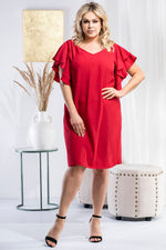 Plus size dress model 180444 Karko - Trendyglobal 