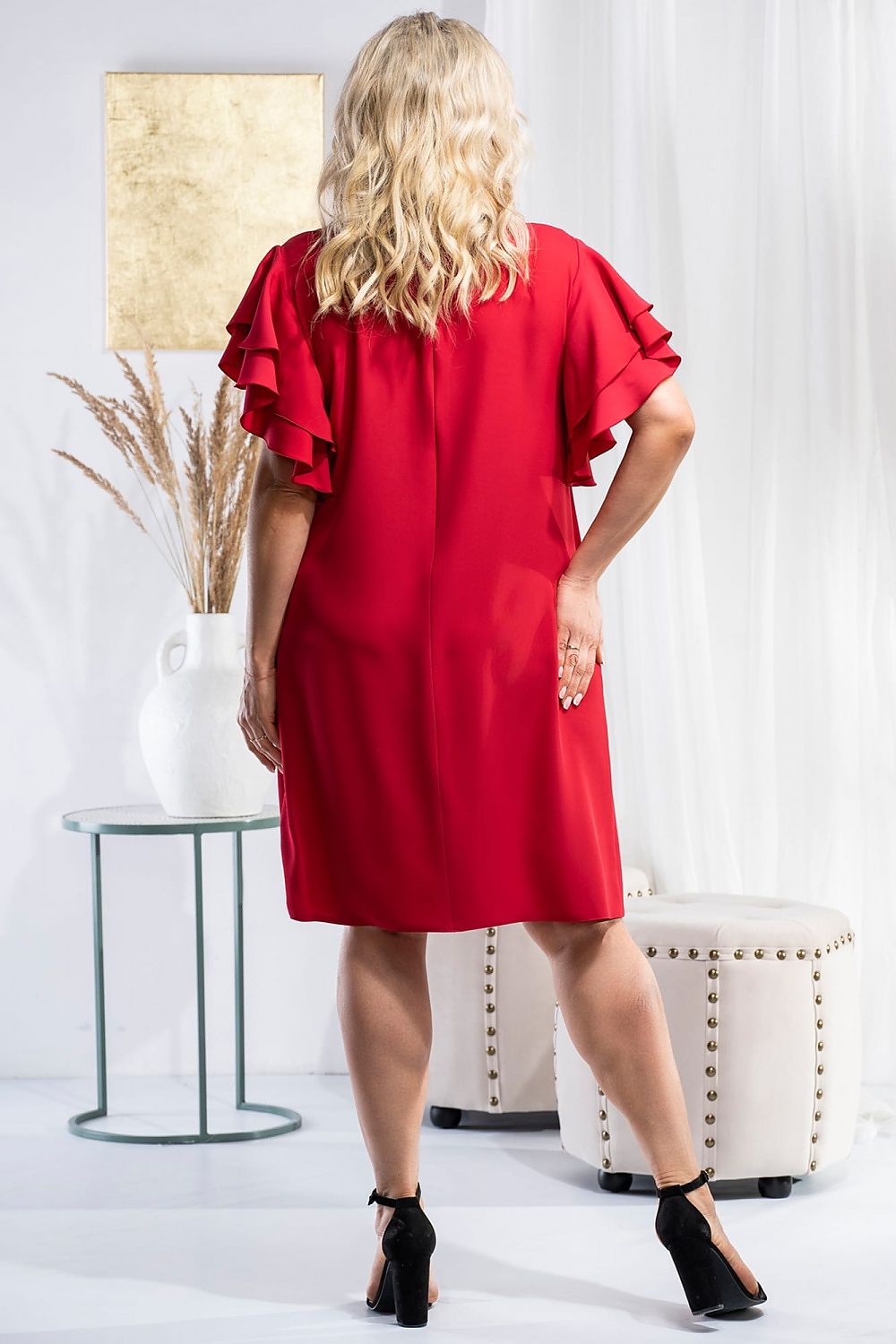 Plus size dress model 180444 Karko - Trendyglobal 