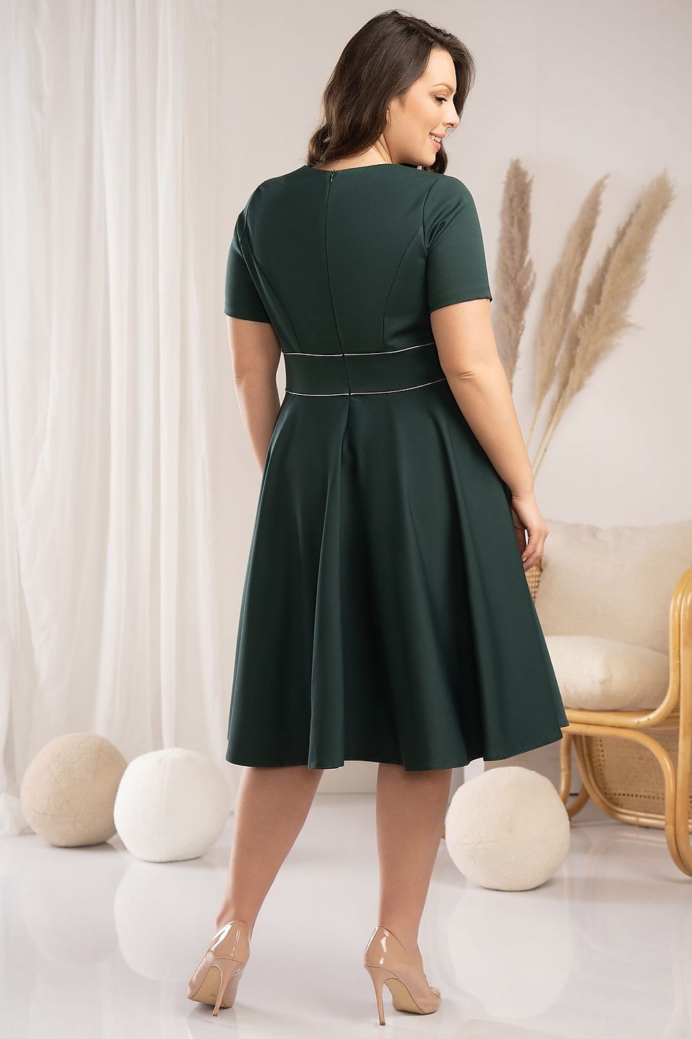 Plus size dress model 178555 Karko - Trendyglobal 