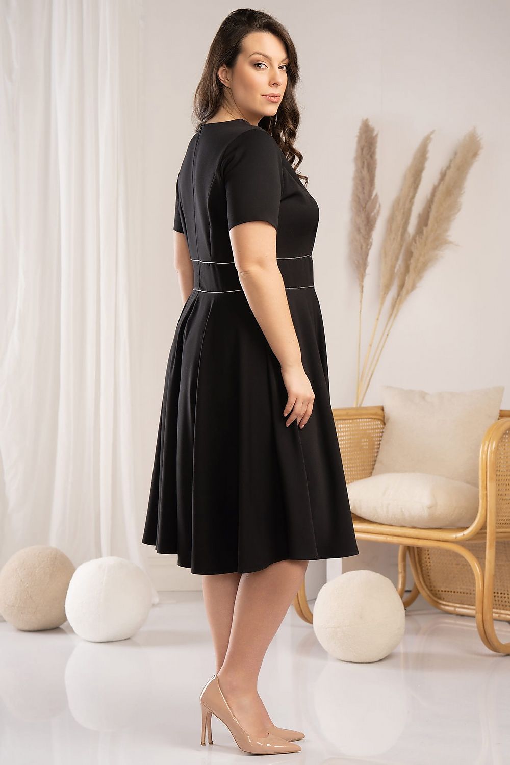 Plus size dress model 178555 Karko - Trendyglobal 