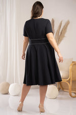 Plus size dress model 178555 Karko - Trendyglobal 