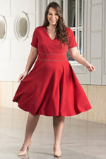 Plus size dress model 178555 Karko - Trendyglobal 