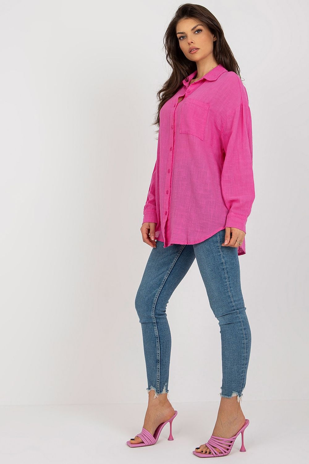 Long sleeve shirt model 179983 Och Bella - Trendyglobal 