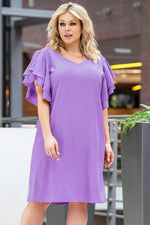 Plus size dress model 180444 Karko - Trendyglobal 