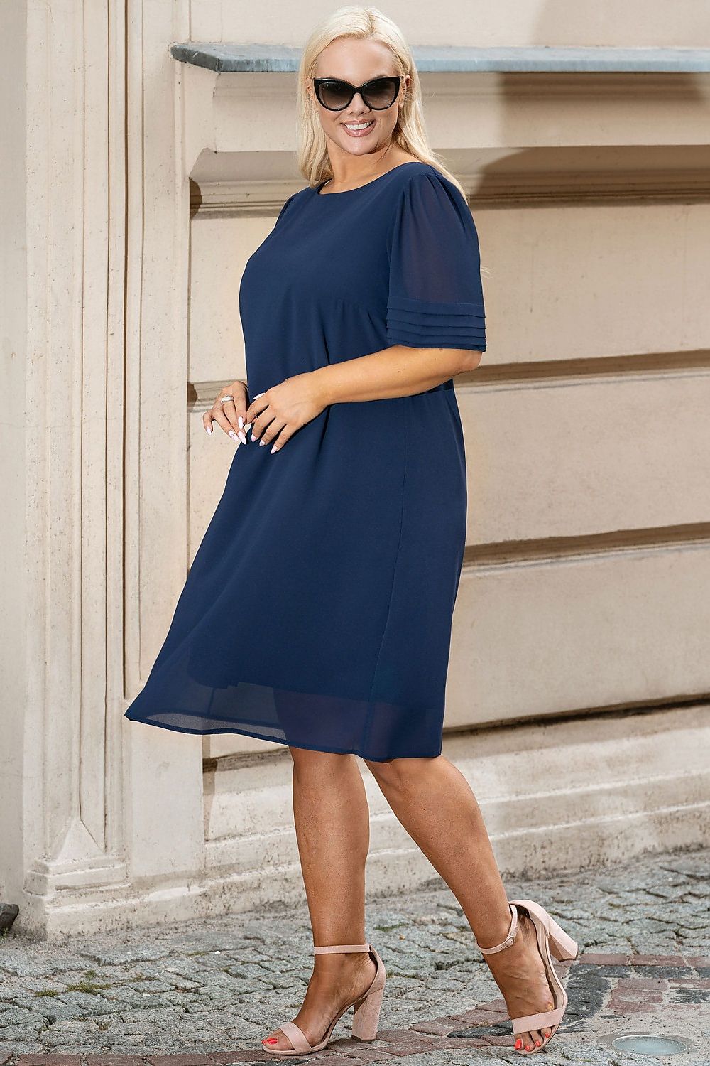 Plus size dress model 198153 Karko - Trendyglobal 