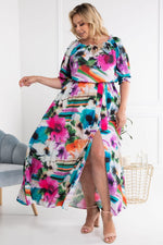 Plus size dress model 182181 Karko - Trendyglobal 