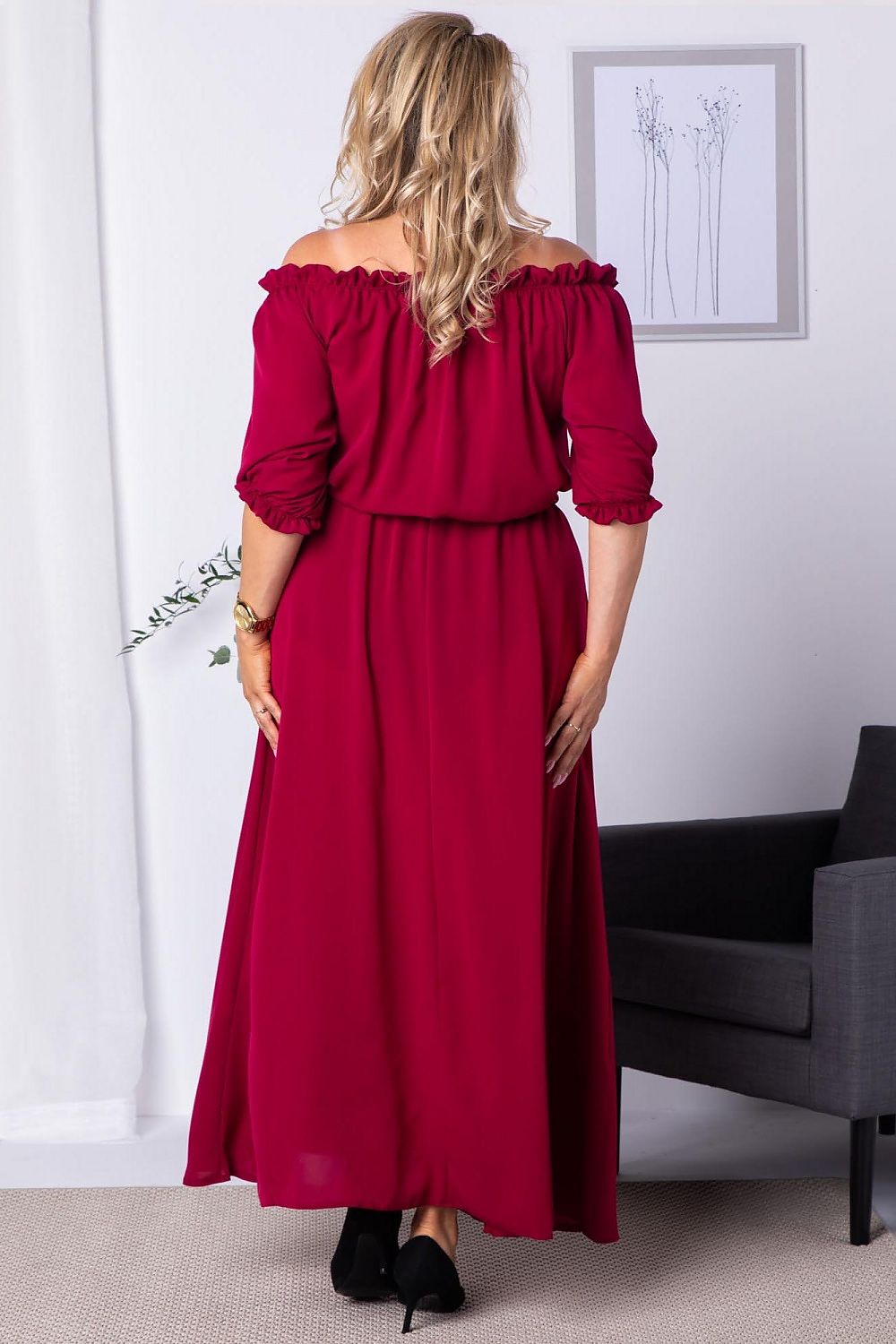 Plus size dress model 182181 Karko - Trendyglobal 