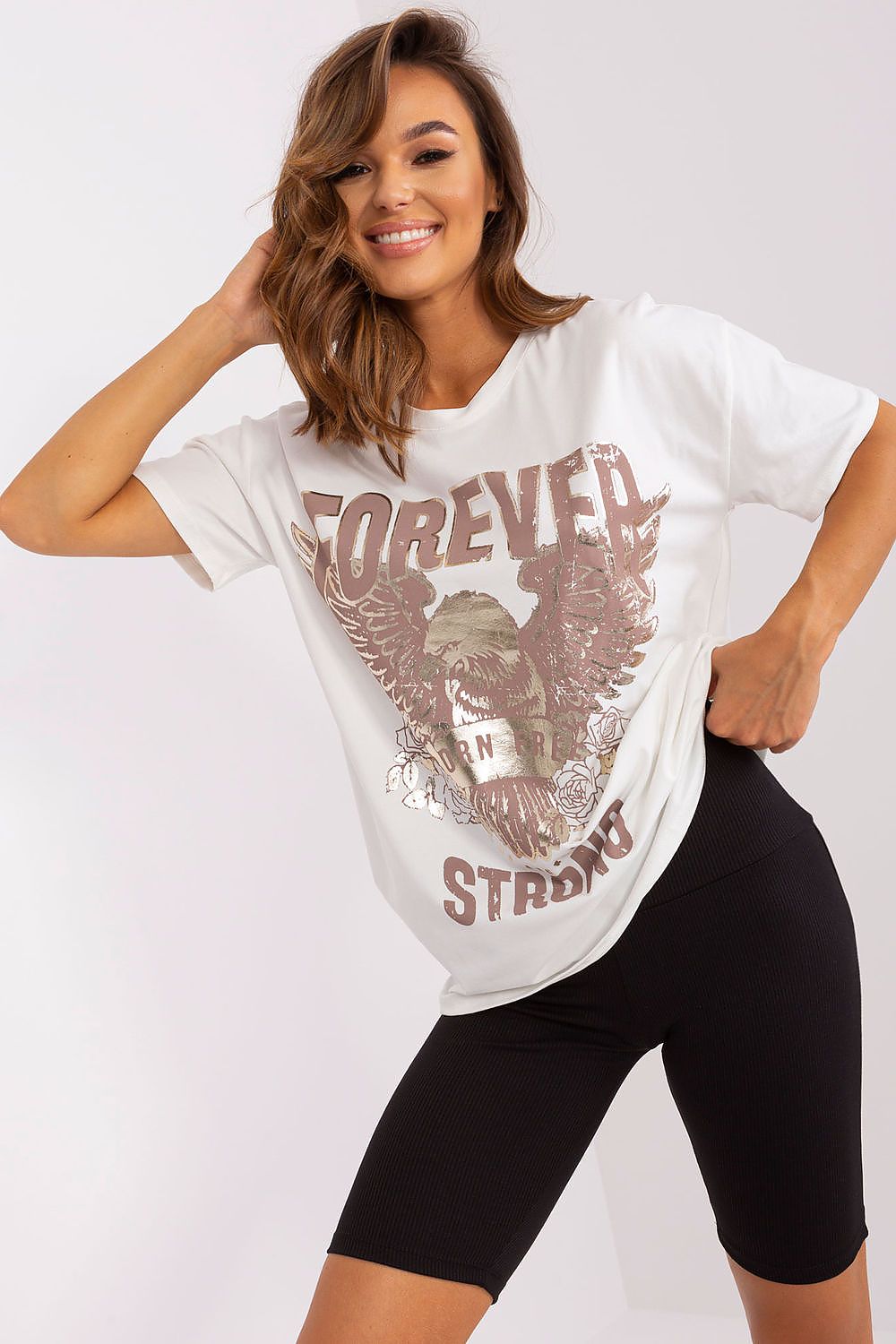 T-shirt model 182536 Och Bella - Trendyglobal 