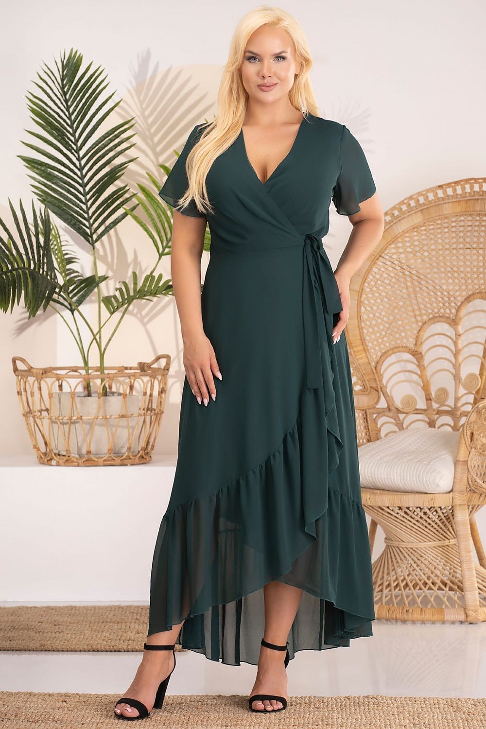 Plus size dress model 183280 Karko - Trendyglobal 