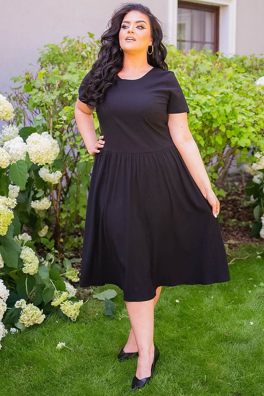 Plus size dress model 183288 Karko - Trendyglobal 