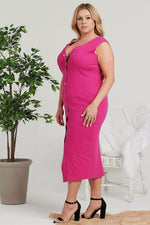 Plus size dress model 183326 Karko - Trendyglobal 