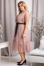 Plus size dress model 183335 Karko