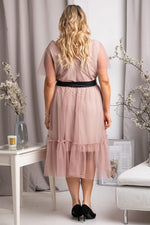 Plus size dress model 183335 Karko