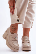 Heeled low shoes model 183950 Step in style - Trendyglobal 