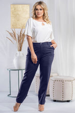 Plus size Trousers model 184893 Karko - Trendyglobal 