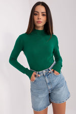 Turtleneck model 186508 Factory Price - green / S/M